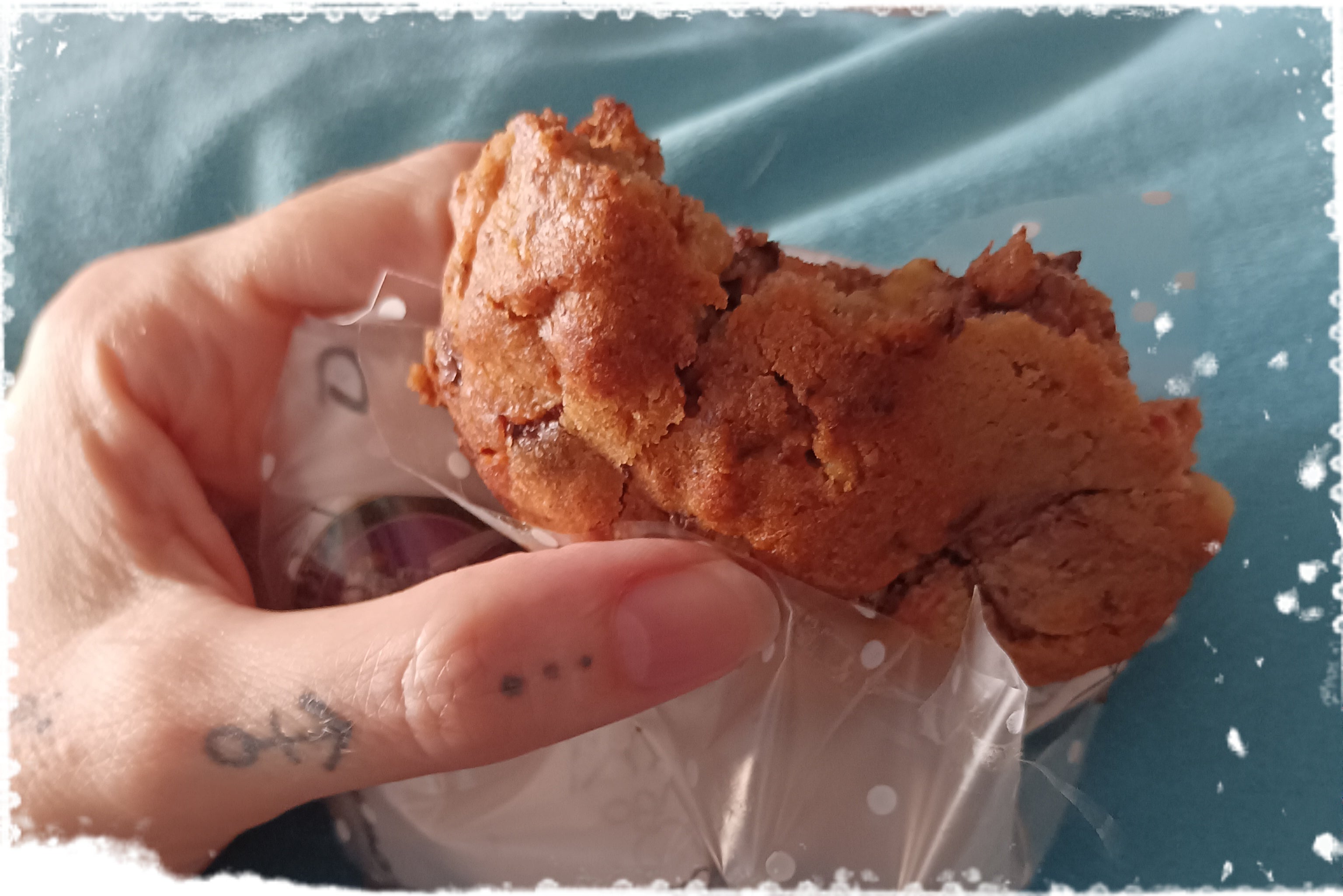 Cookies fresa deshidratada y nueces