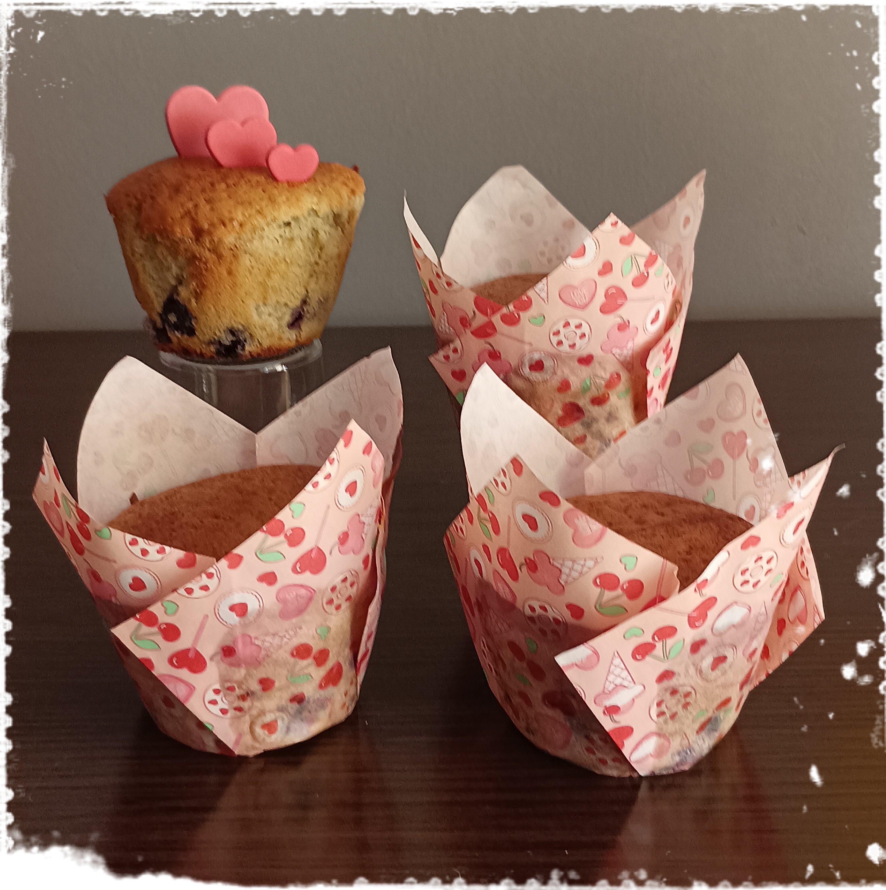 Muffins de arándanos