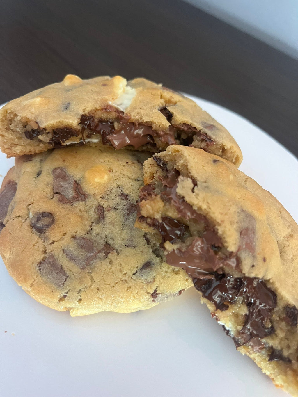 Cookies tres chocolates