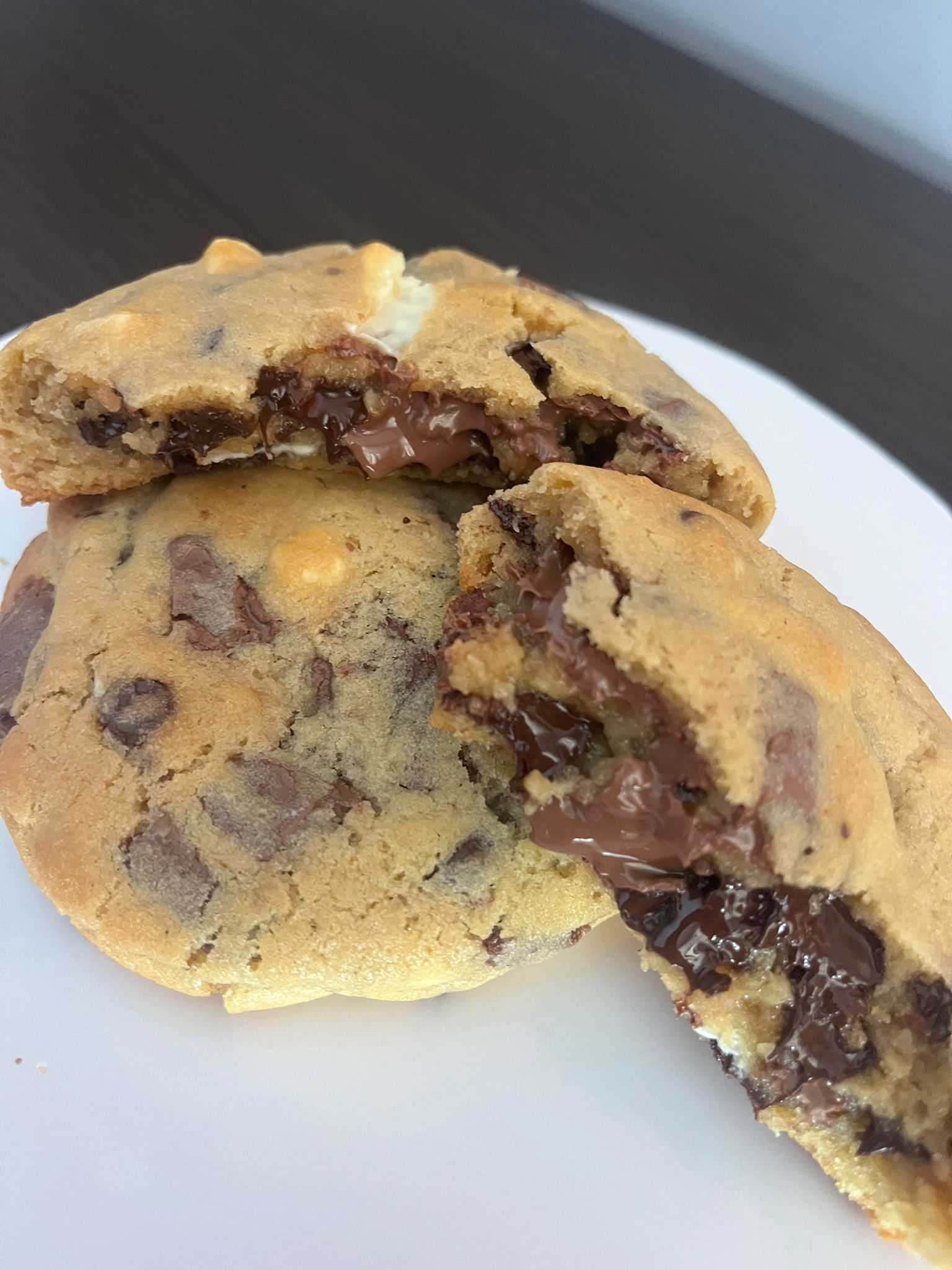 Cookies tres chocolates