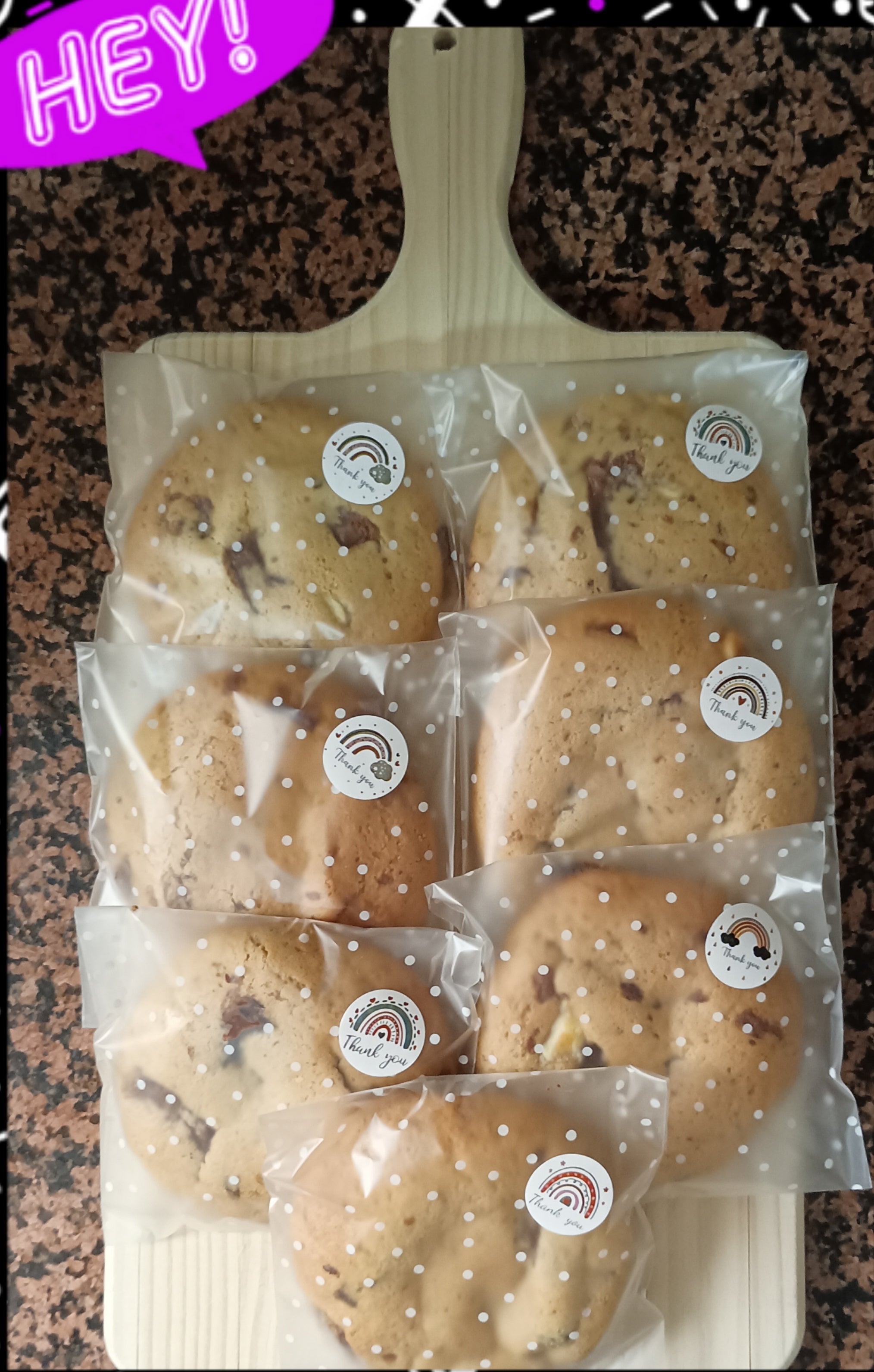 Cookies tres chocolates